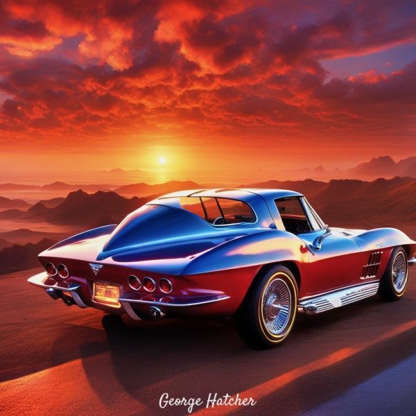 Auto 23-Corvette Sunset