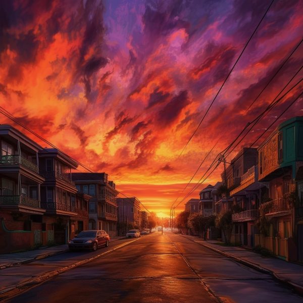 Fiery Sunset